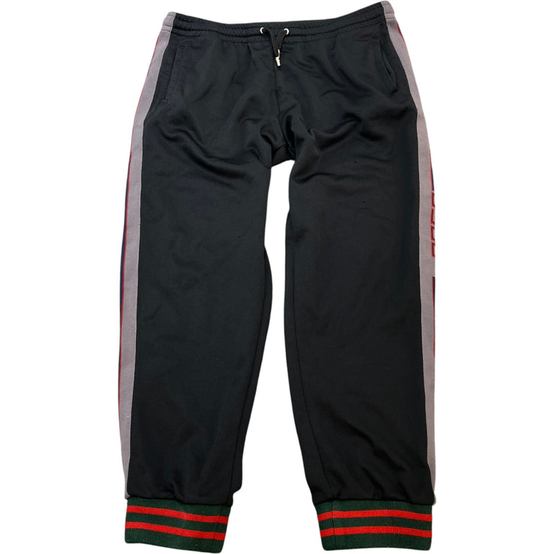 Men's Web Tape Joggers Black Size M