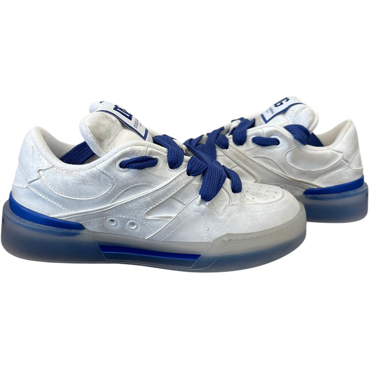 Men's New Roma Low Trainers White Size UK 7 / EU 41 - Photo 3
