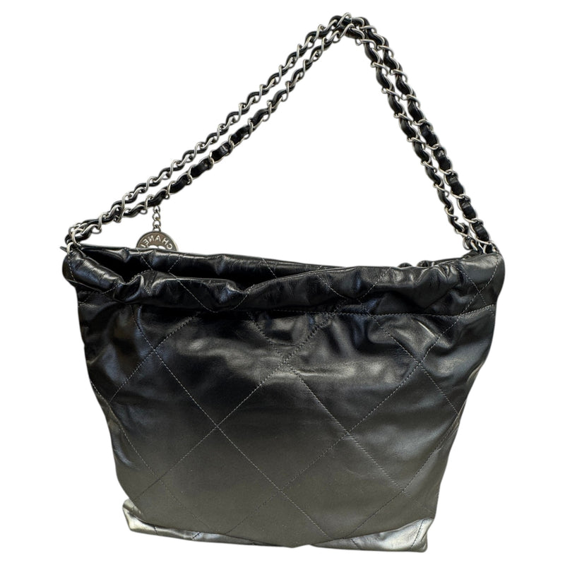Women's 22 Calfskin Metallic Handbag Silver