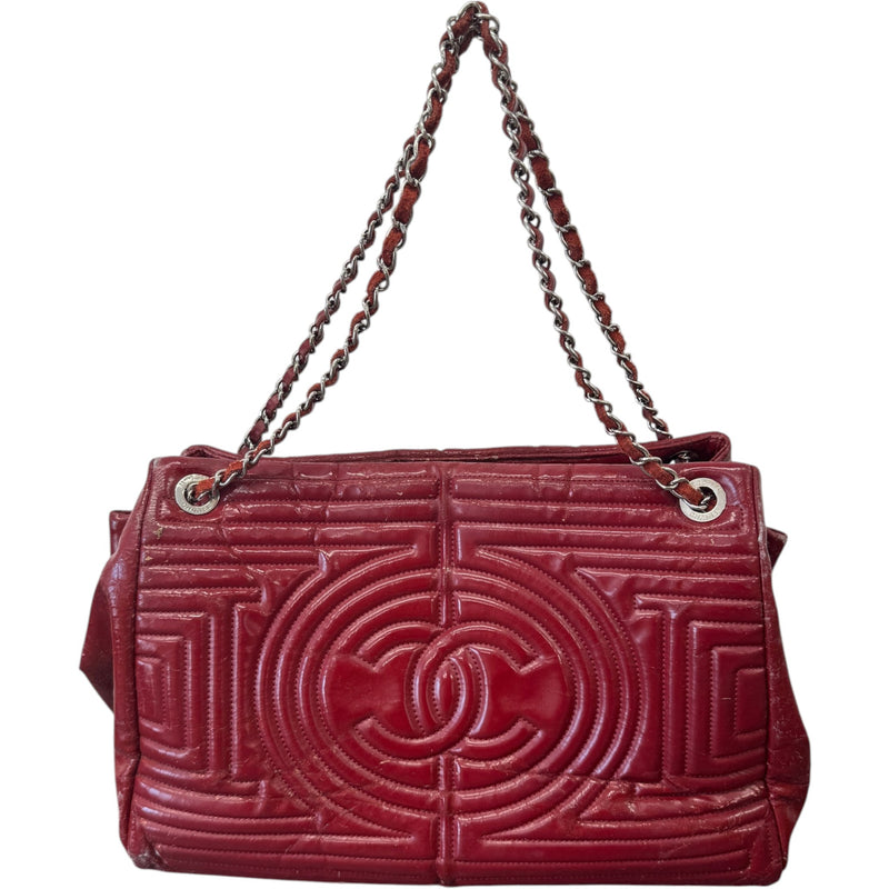 Women's Paris-Shanghai Coco Ming Tote Handbag Burgundy