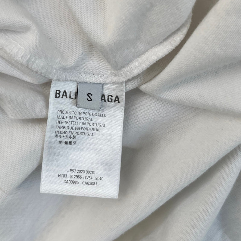 Men's Logo Print T-Shirt White Size S
