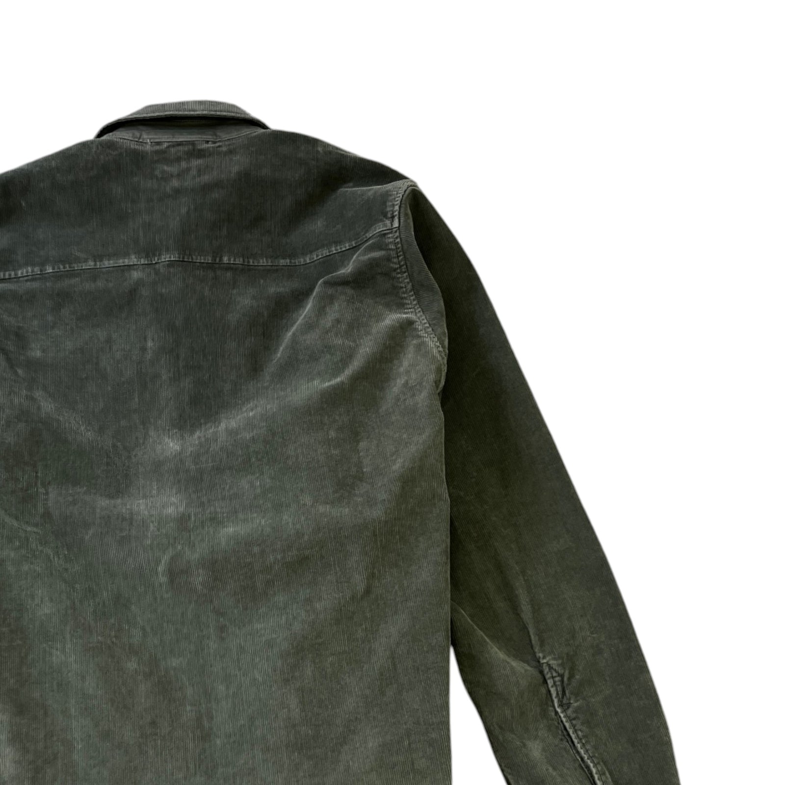 Men's Corduroy OverShirt Green Size XS - Photo 4