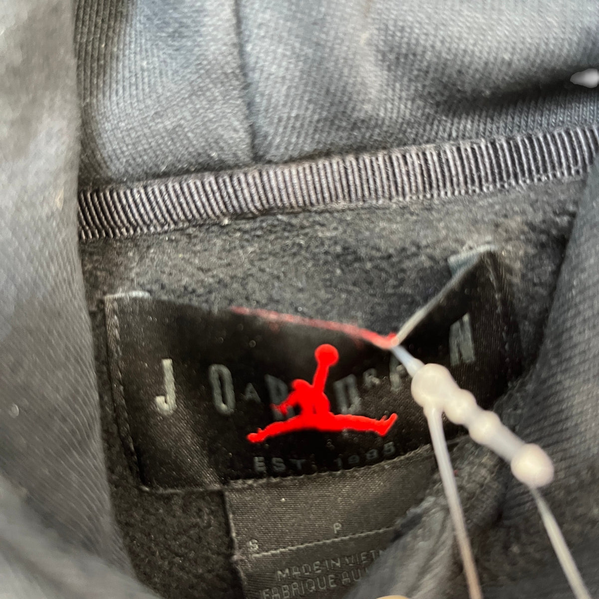 Men's X Air Jordan Hoodie Black Size S - Photo 6