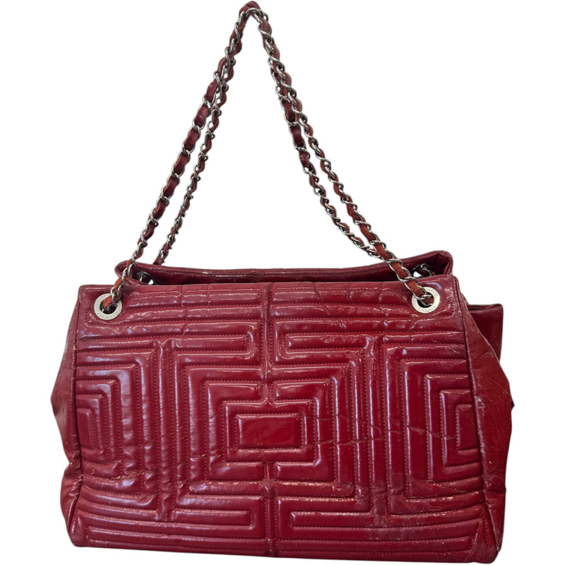 Women's Paris-Shanghai Coco Ming Tote Handbag Burgundy