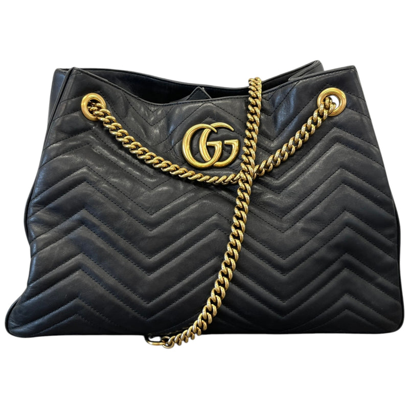 Women's Gg Marmont Tote Bag Black