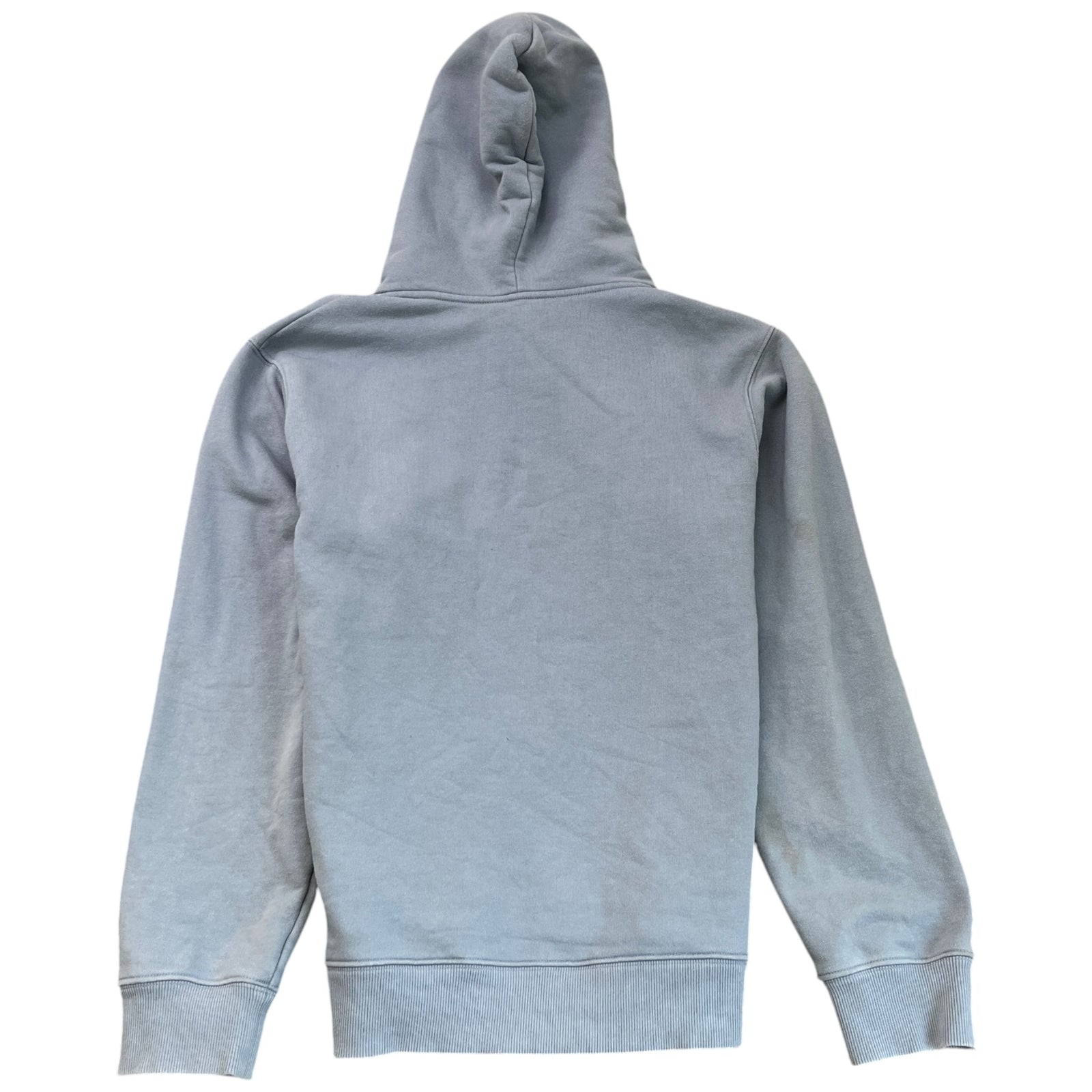 Men's X Daniel Arsham Eroded Logo Hoodie Grey Size M - Photo 2
