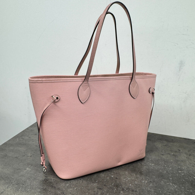 Women's Rose Ballerine Epi Neverfull Mm Bag Pink