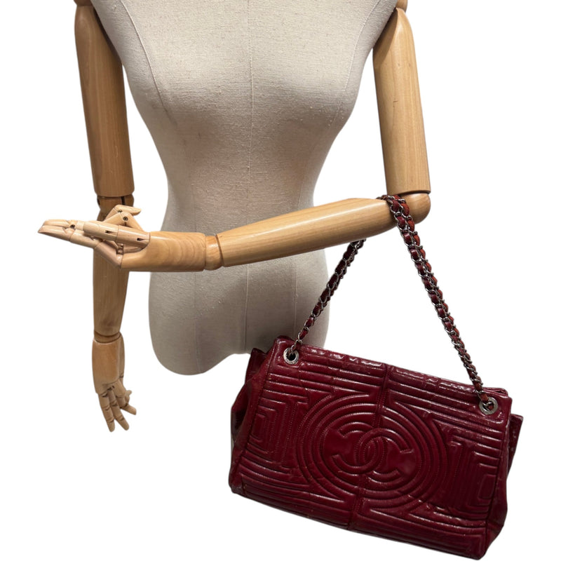 Women's Paris-Shanghai Coco Ming Tote Handbag Burgundy