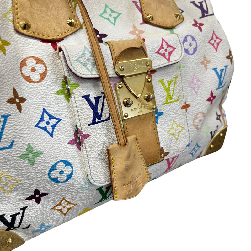 Women's Takashi Murakami Speedy 30 Handbag White