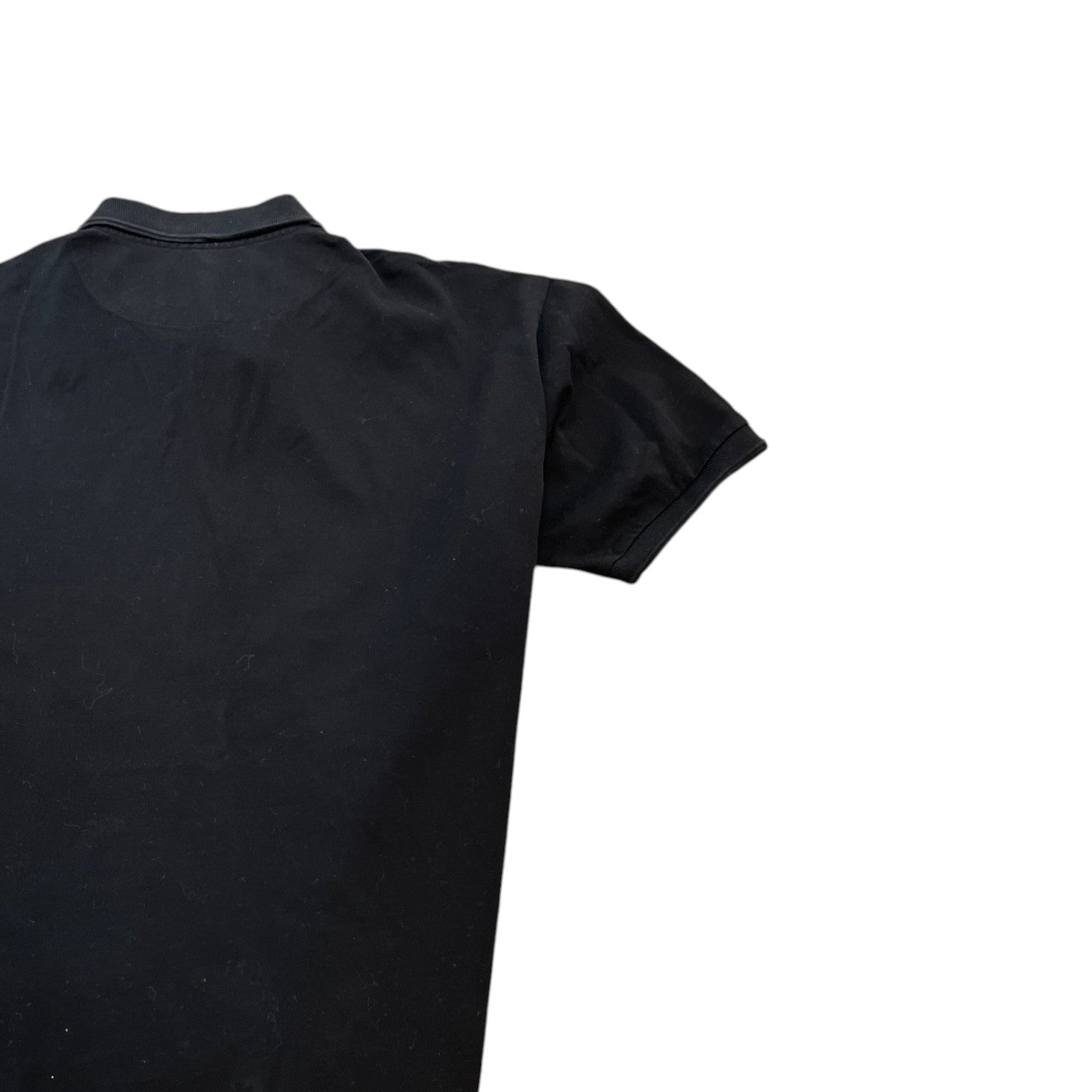 Men's Re-Nylon Plaque Logo Polo Shirt Black Size S - Photo 4