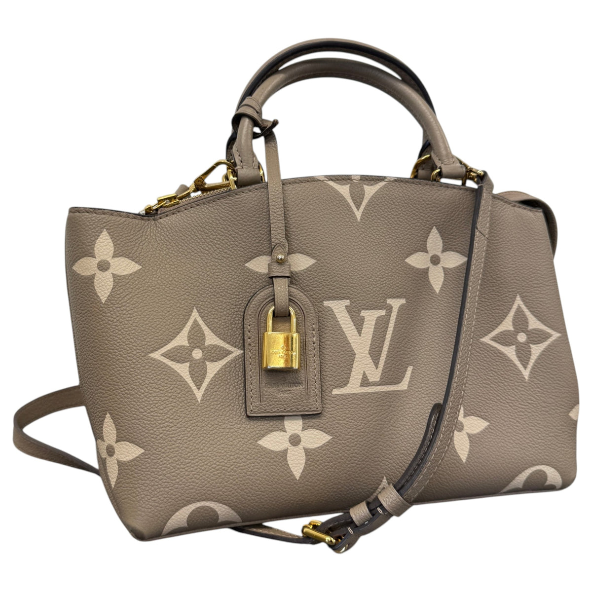 Women's Empreinte Leather Petit Palais Handbag Beige - Photo 4