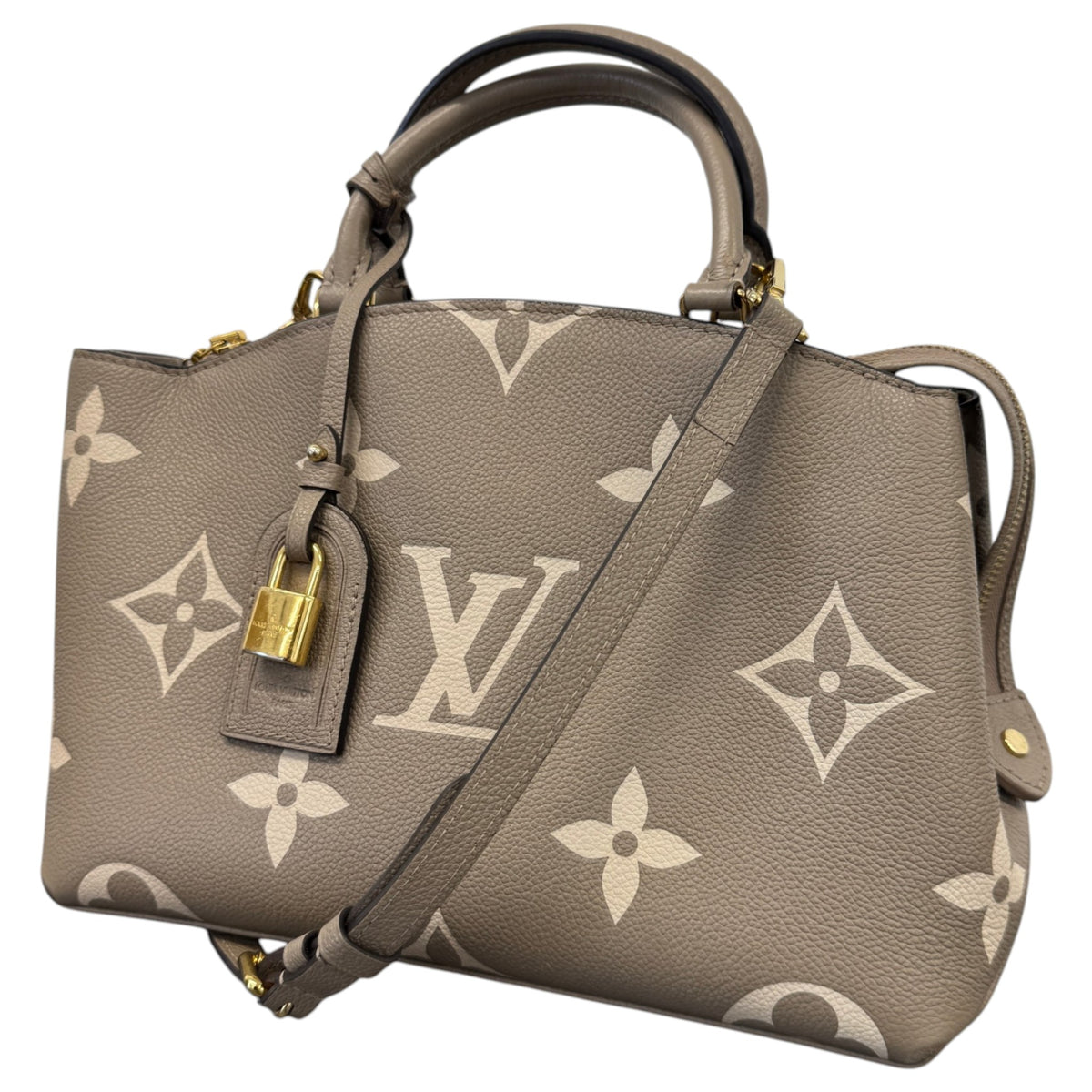 Women's Empreinte Leather Petit Palais Handbag Beige - Photo 5