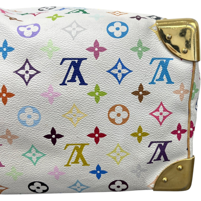 Women's Takashi Murakami Speedy 30 Handbag White