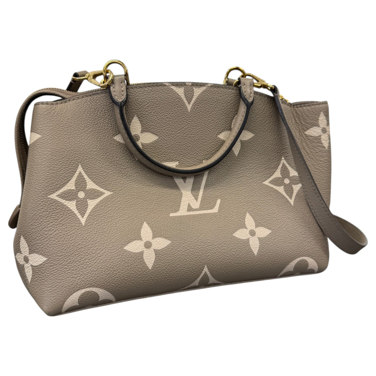 Women's Empreinte Leather Petit Palais Handbag Beige - Photo 9