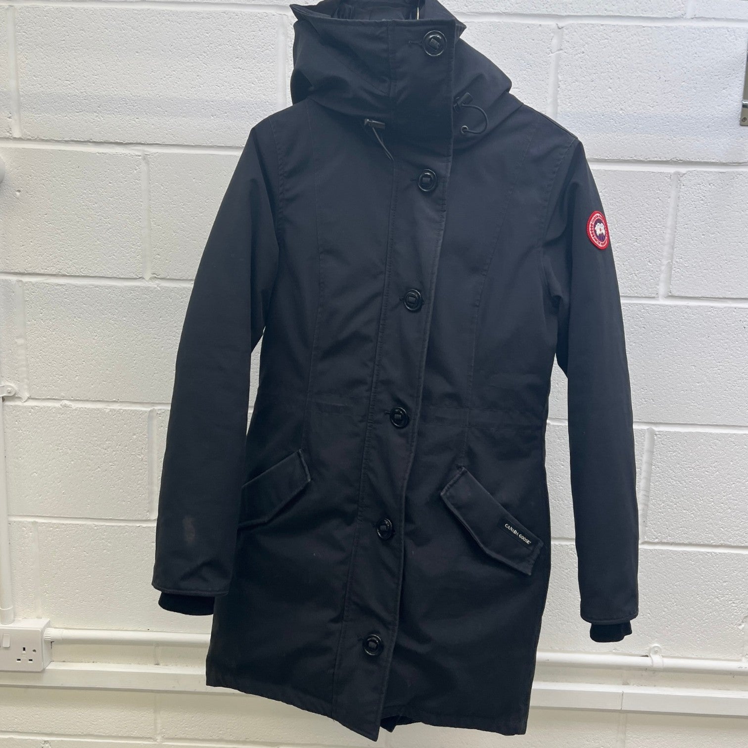 Canada Goose Women's Rossclair Down Jacket Black Size 10 - Photo 9