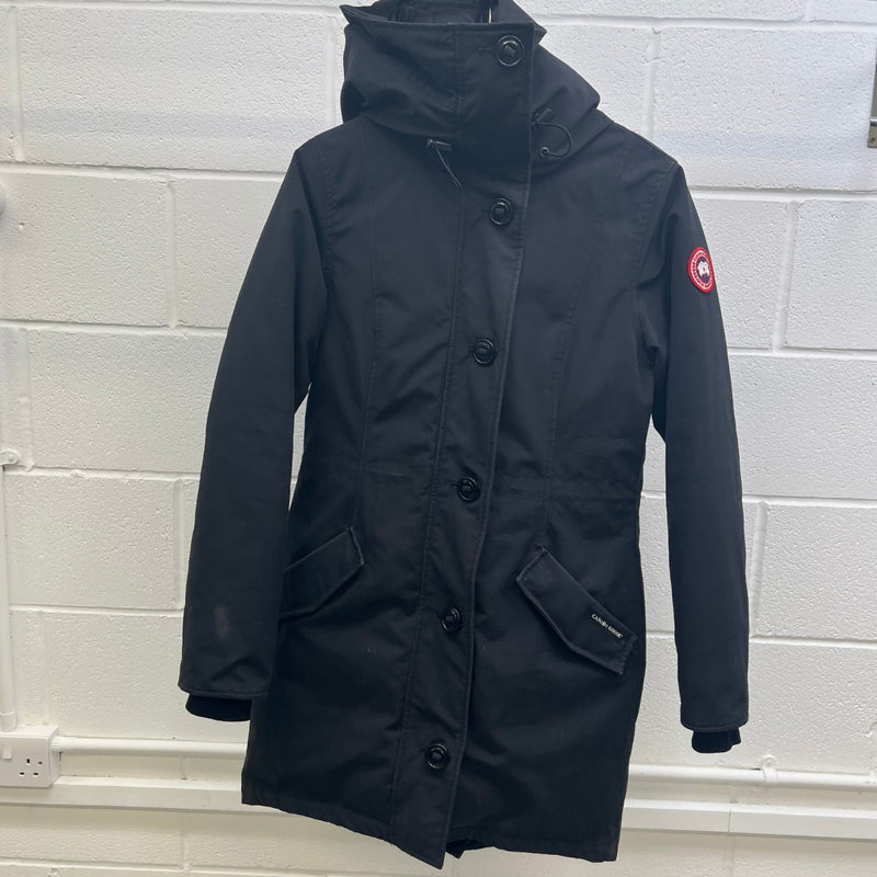 Canada Goose Women's Rossclair Down Jacket Black Size 10