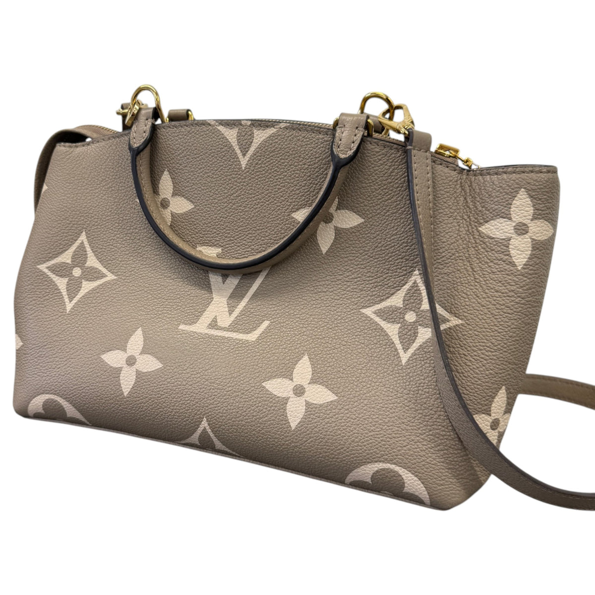Women's Empreinte Leather Petit Palais Handbag Beige - Photo 8