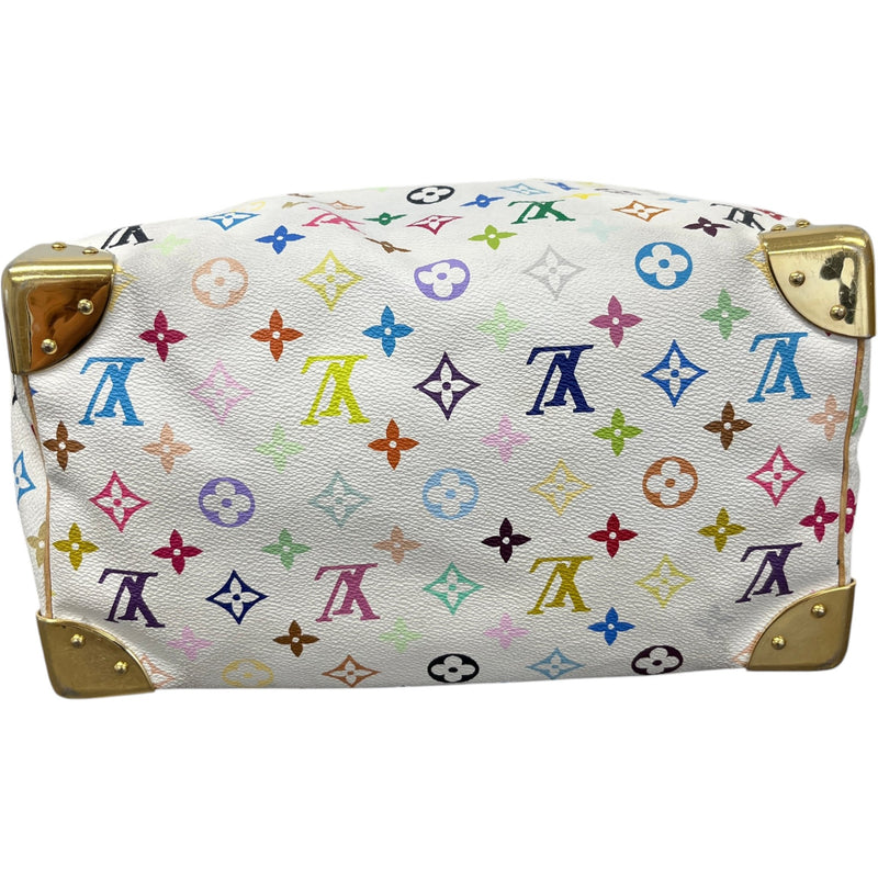 Women's Takashi Murakami Speedy 30 Handbag White