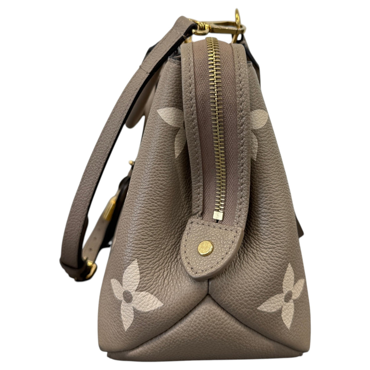 Women's Empreinte Leather Petit Palais Handbag Beige - Photo 6