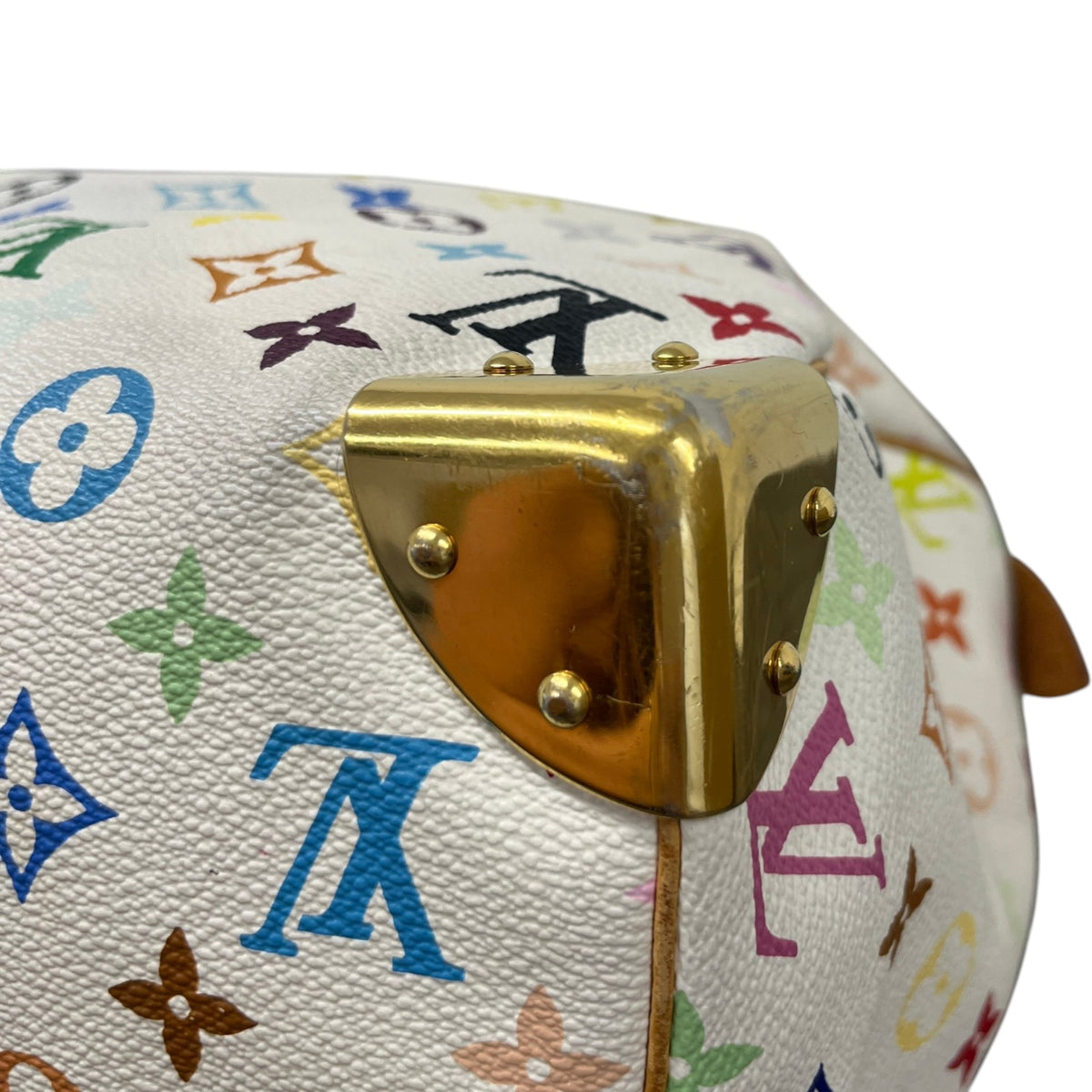 Women's Takashi Murakami Speedy 30 Handbag White - Photo 11