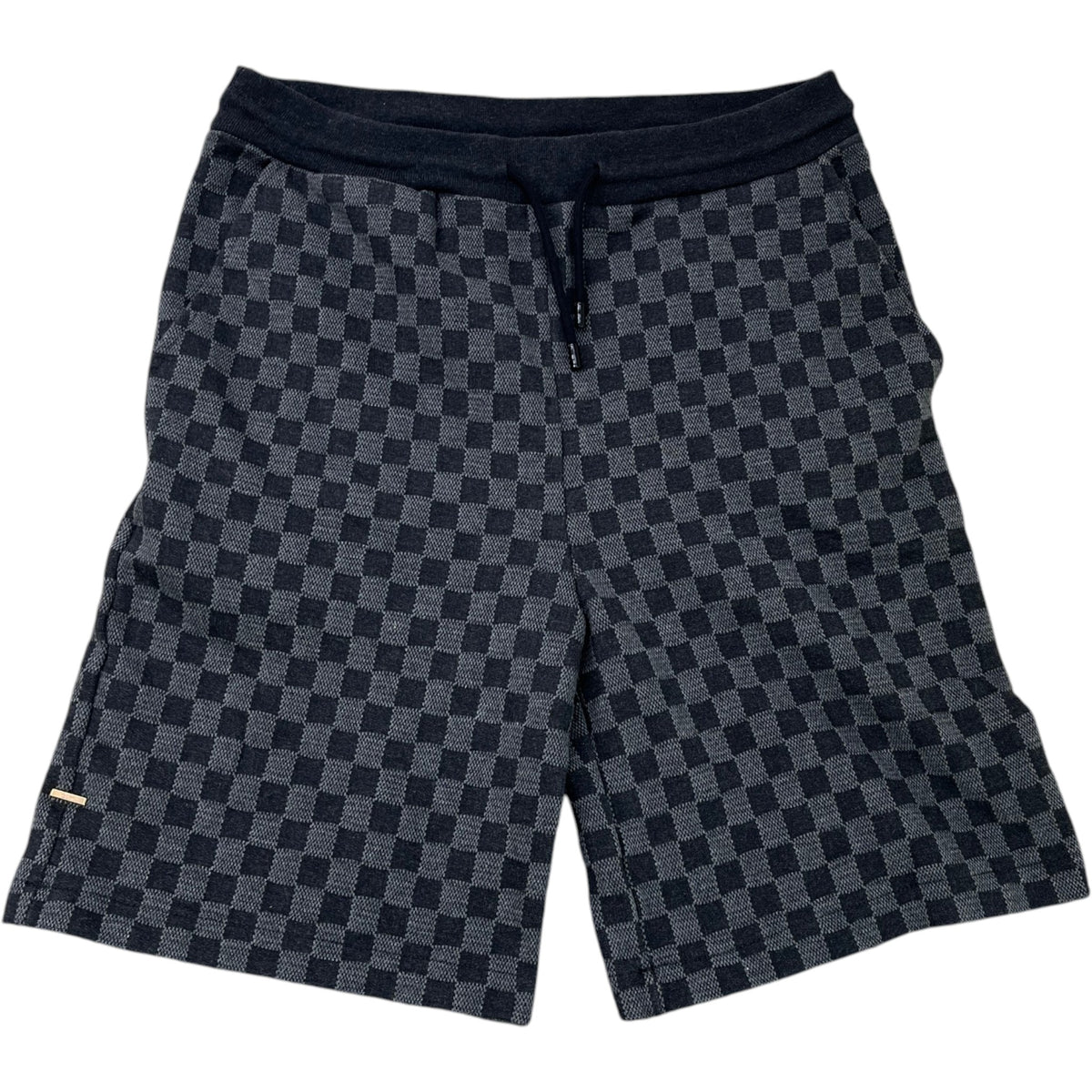 Men's Damier Jacquard Shorts Black Size M / W32 - Photo 1