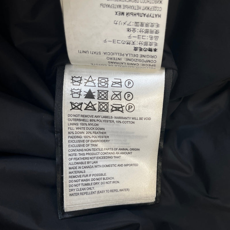 Canada Goose Women's Rossclair Down Jacket Black Size 10