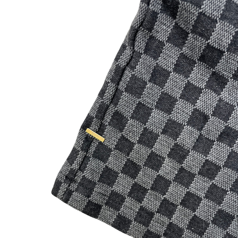 Men's Damier Jacquard Shorts Black Size M / W32