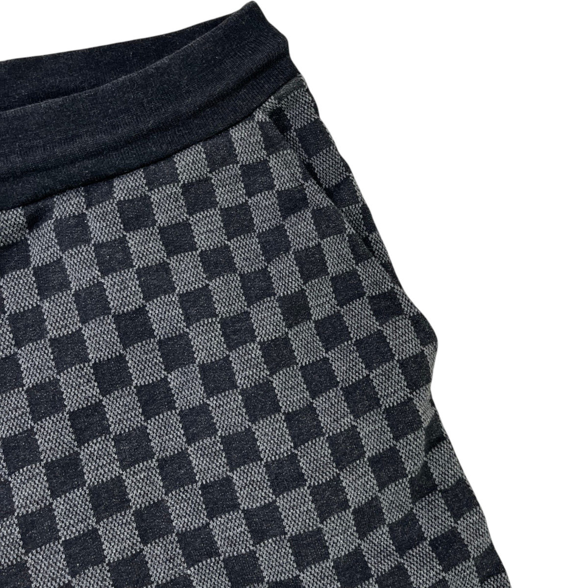 Men's Damier Jacquard Shorts Black Size M / W32 - Photo 6