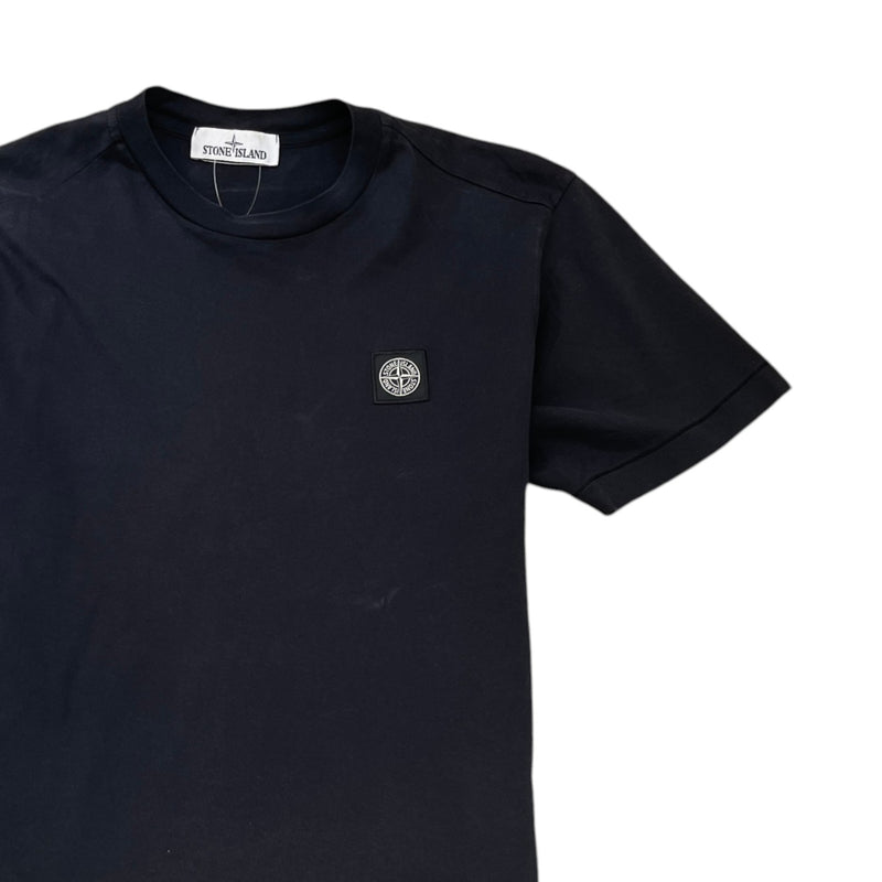 Men's Compass Logo Patch T-Shirt Black Size S