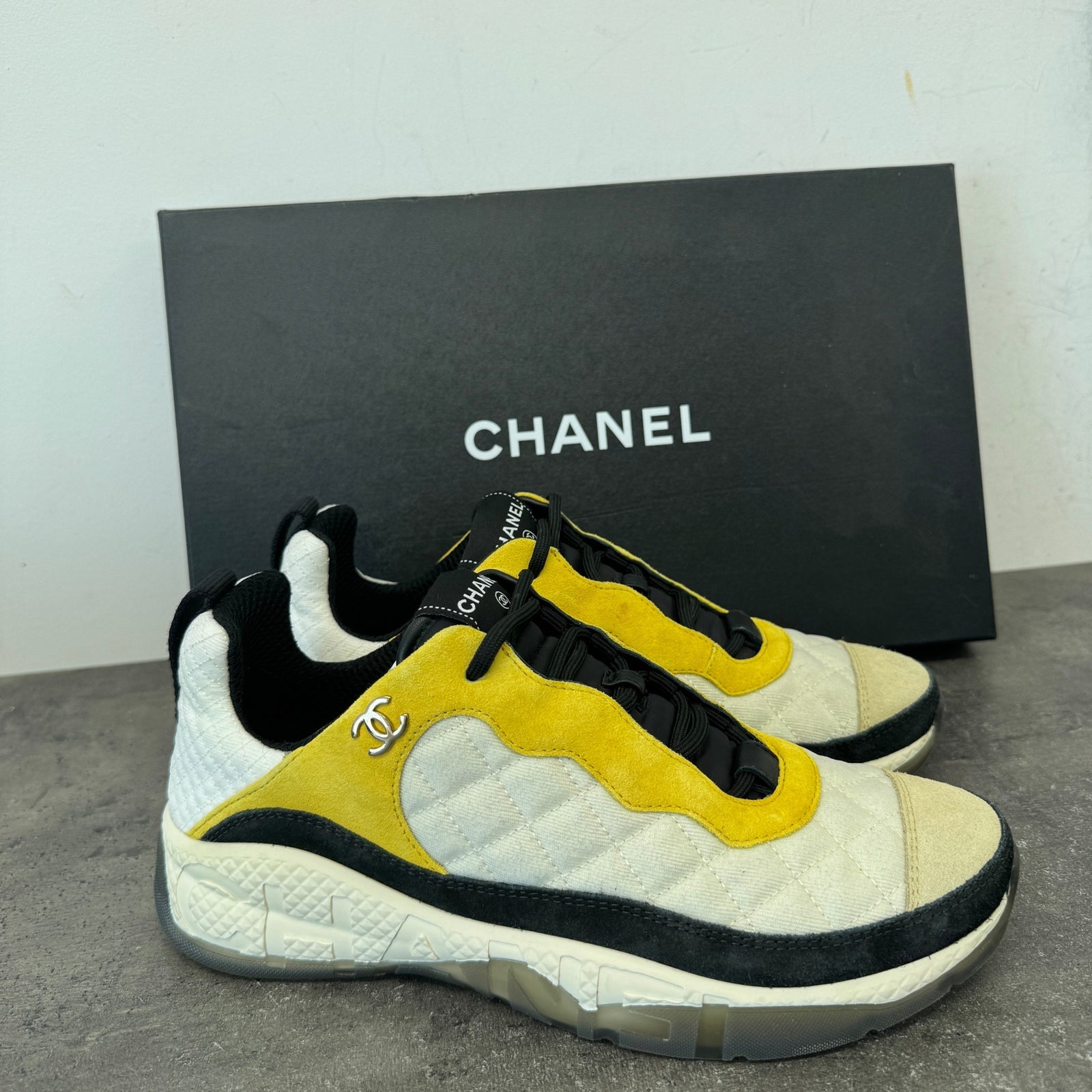 Men's CC Runners Low Trainers White Size UK 7 / EU 41 - Photo 11