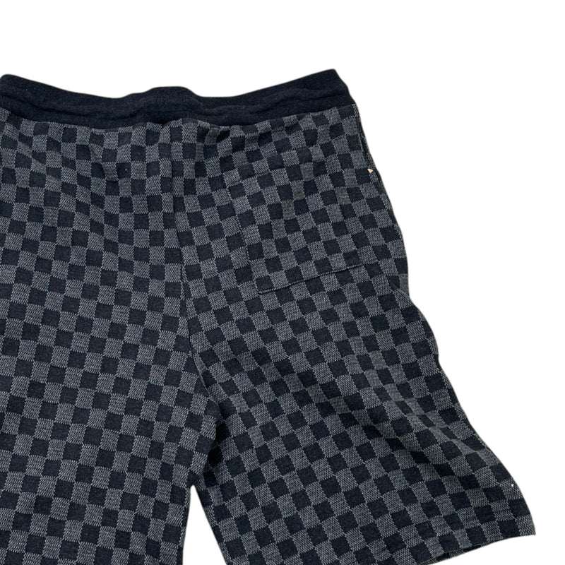 Men's Damier Jacquard Shorts Black Size M / W32