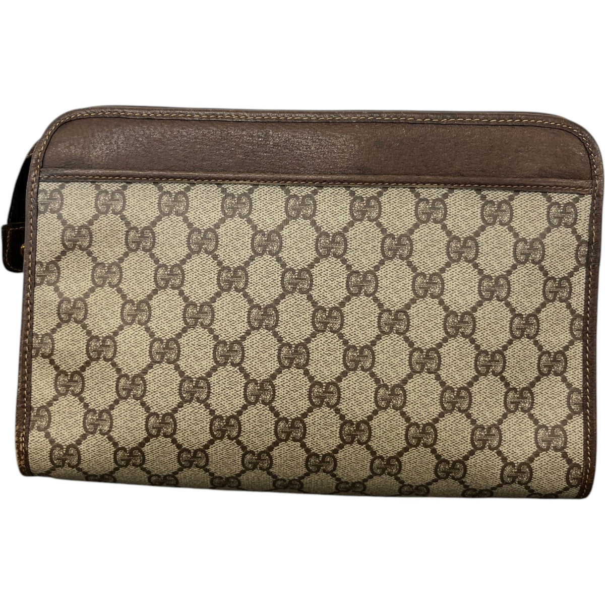 Women's GG Supreme Clutch Beige - Photo 2