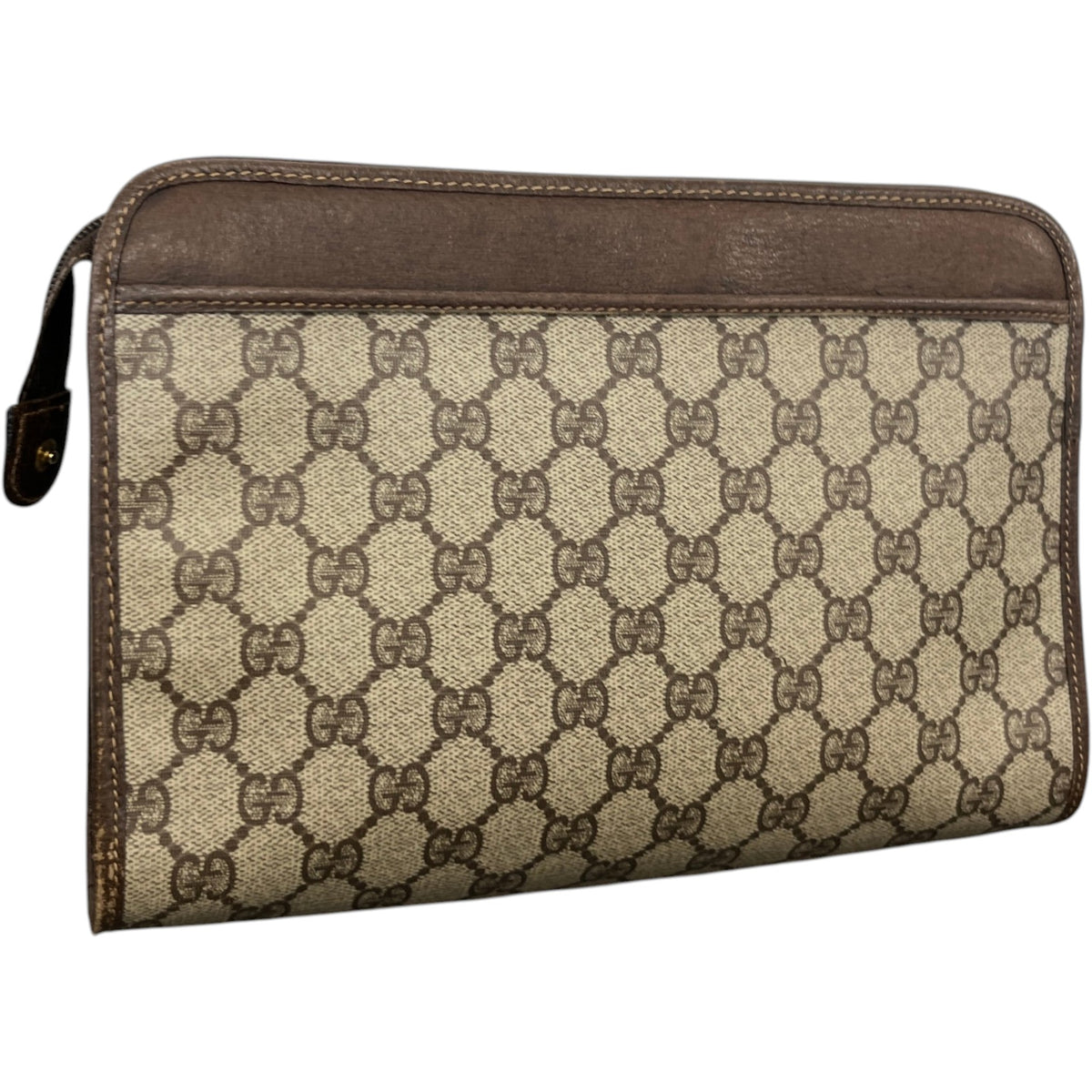 Women's GG Supreme Clutch Beige - Photo 7