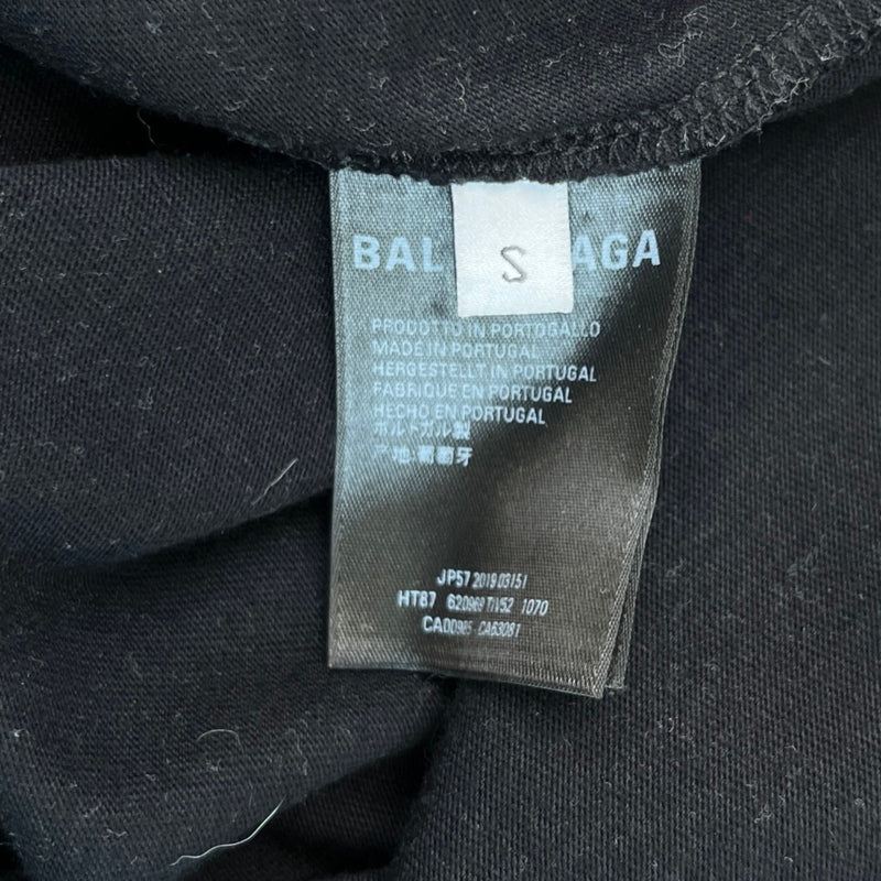 Men's Political Campaign T-Shirt Black Size S