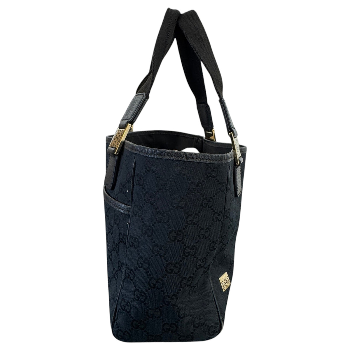 Women's GG Supreme Handbag Black - Photo 6