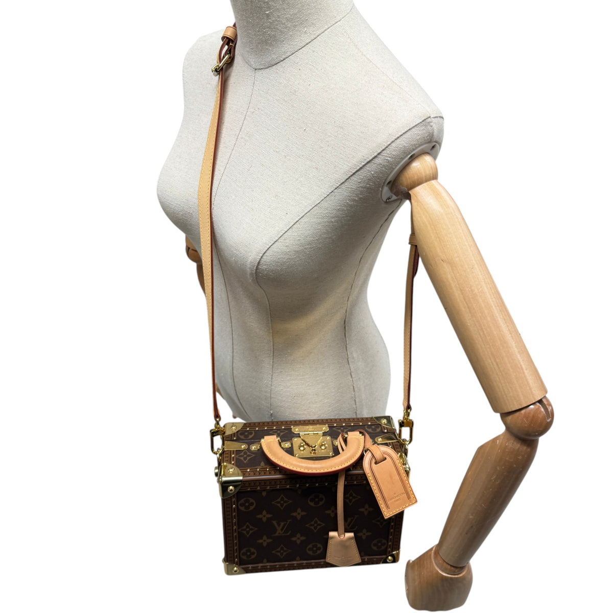Women's Monogram Petite Valise Handbag Brown - Photo 2