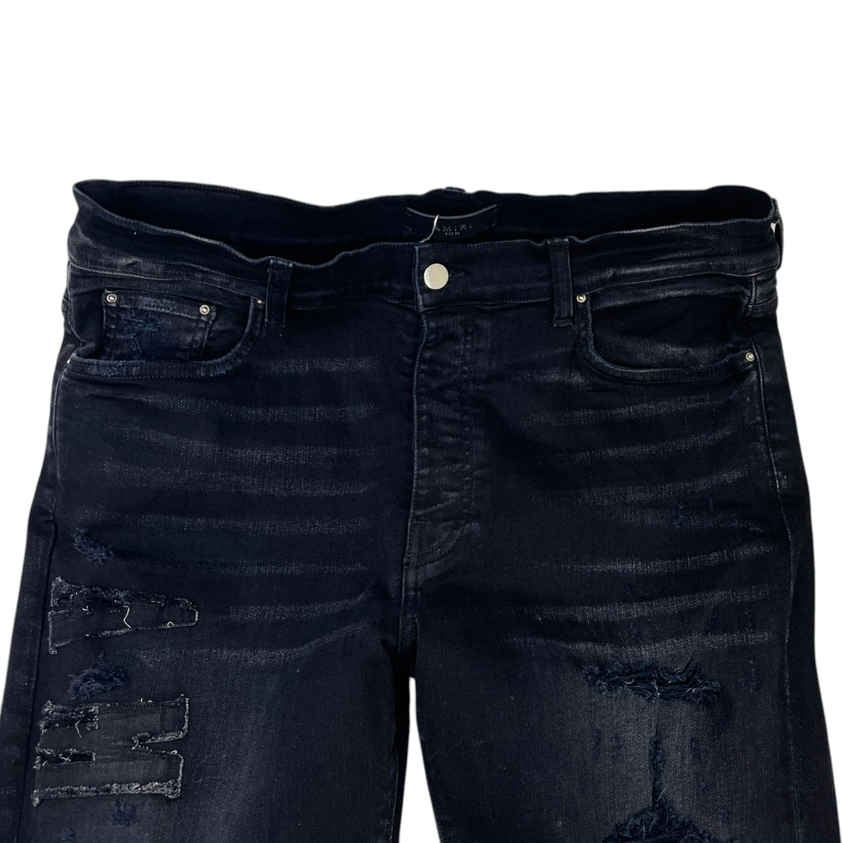 Men's Appliqué Logo Jeans Black Size XL / W36 - Photo 6