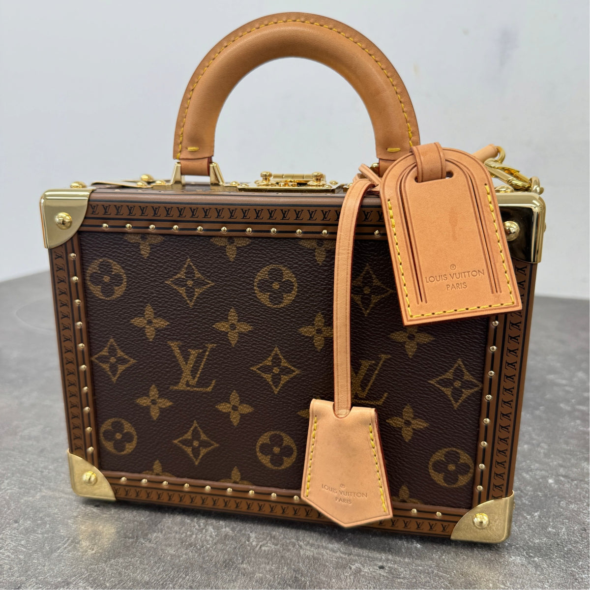 Women's Monogram Petite Valise Handbag Brown - Photo 14