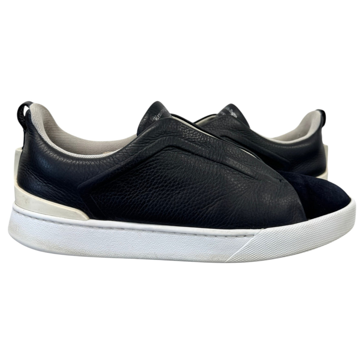 Men's Triple Stitch Low Trainers Navy Size UK 10 / EU 44 - Photo 3