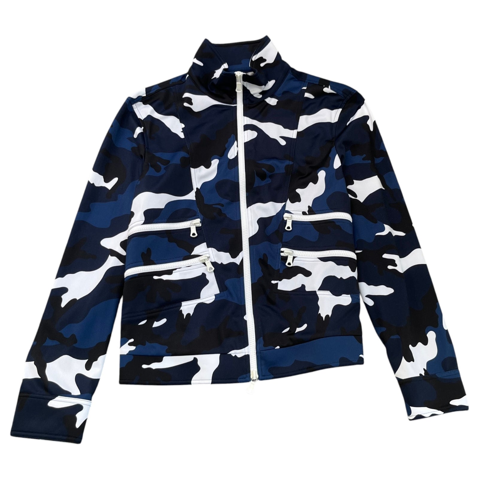Men's camouflage Track Jacket Blue Size M - Photo 1