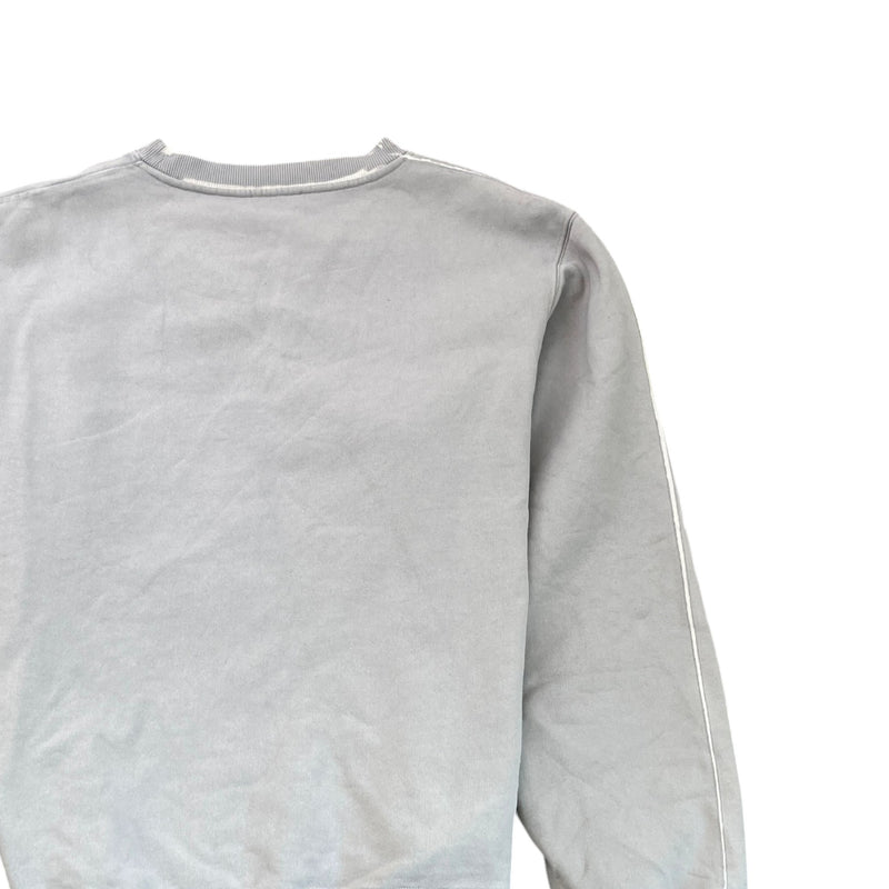 Men's X Daniel Arsham Eroded Logo Sweatshirt Grey Size M