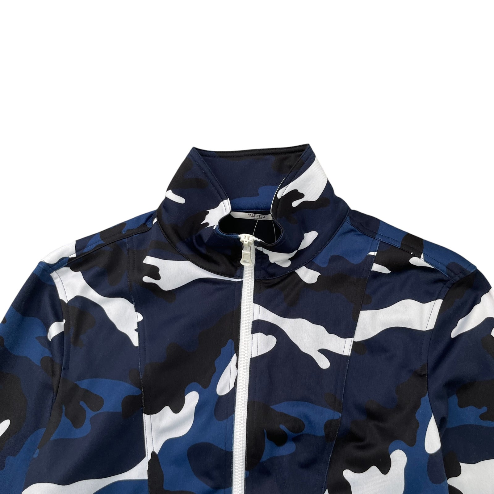 Men's camouflage Track Jacket Blue Size M - Photo 5