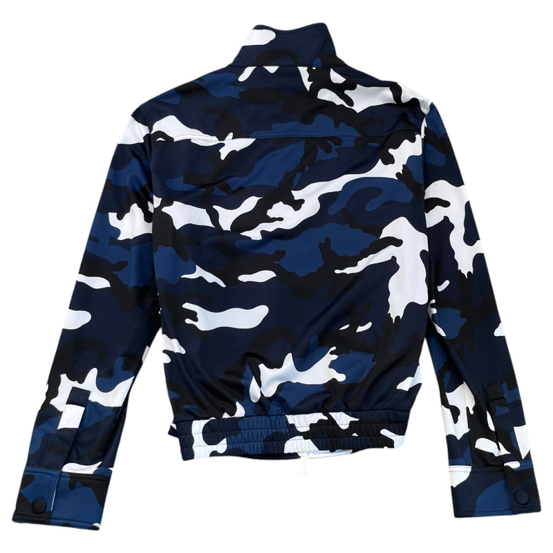 Men's camouflage Track Jacket Blue Size M