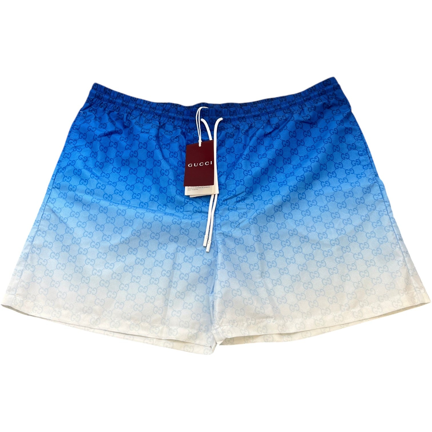 Men's Gg Supreme Ombre Swim Shorts Blue Size XXXL - Photo 1
