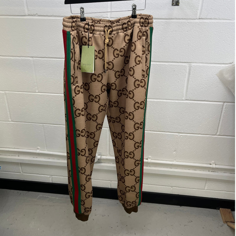 Men's GG Supreme Joggers Beige Size XL / W36