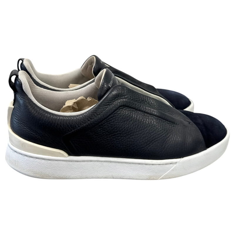 Men's Triple Stitch Low Trainers Navy Size UK 10 / EU 44
