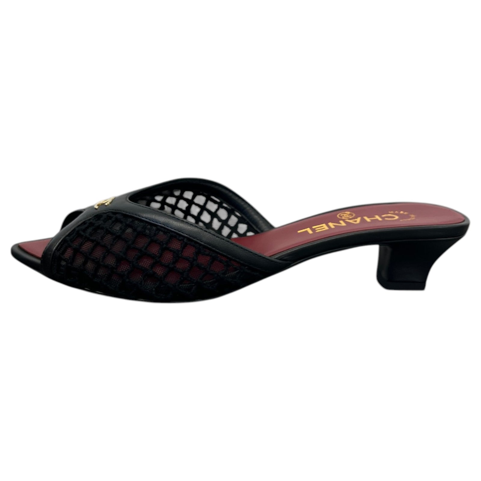 Women's Cc Mesh Heels Black Size EU 38.5 / UK 5.5 - Photo 5