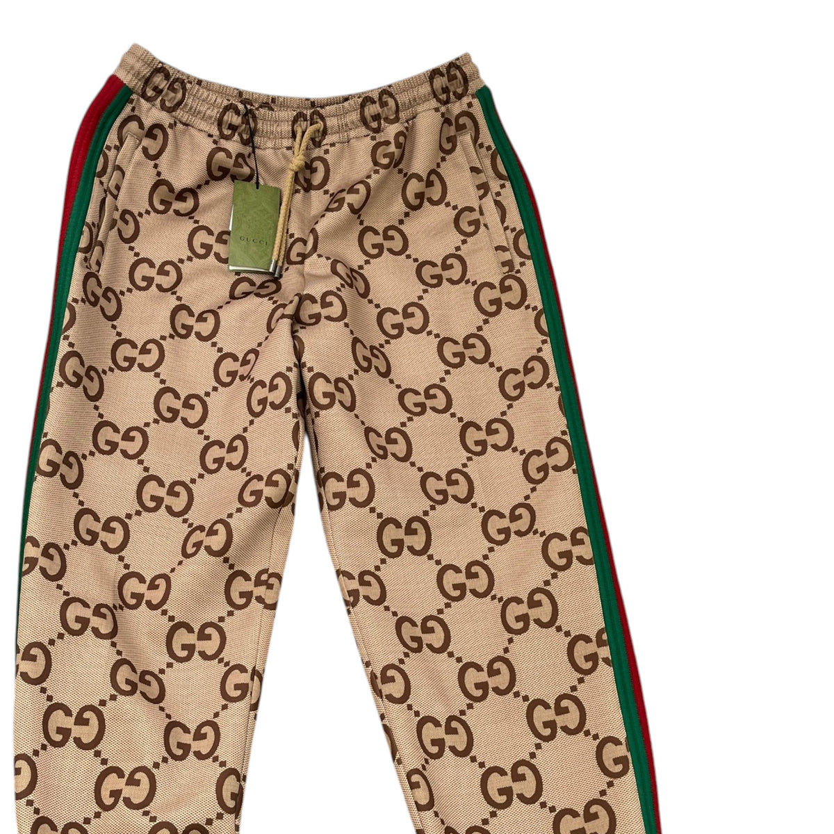 Men's GG Supreme Joggers Beige Size XL / W36 - Photo 3