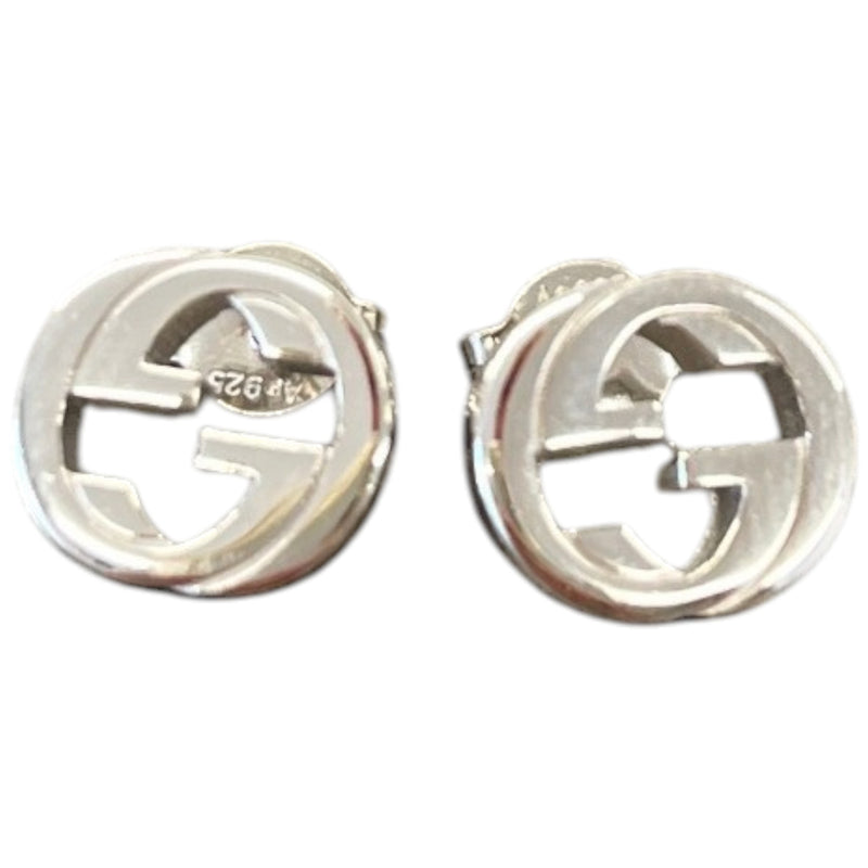 Women's Interlocking G Earrings Silver