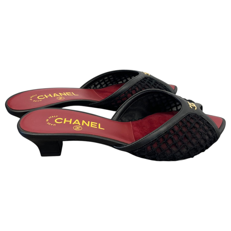 Women's Cc Mesh Heels Black Size EU 38.5 / UK 5.5